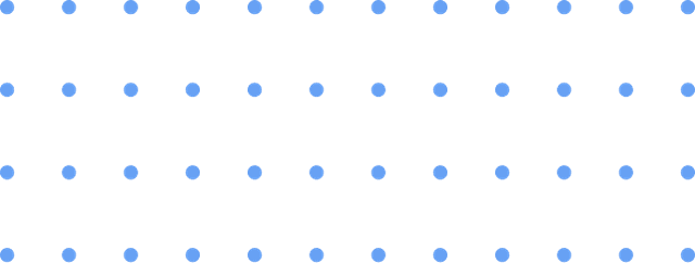 A rectangle made of blue dots